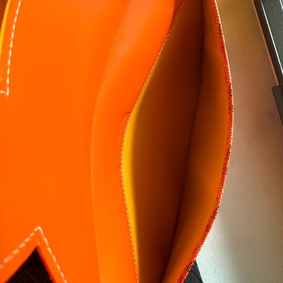 GOYARD Goyardine Camondo 2 Pouch MM Horizontal Clutch Orange - Picture 9 of 11
